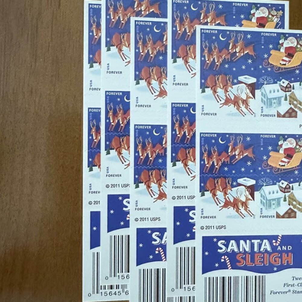 2012 USA posted stamps collection = 1000 stamps